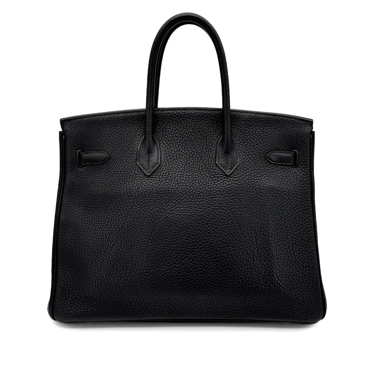 Luxury Promise Japan HERMES BIRKIN 35 BLACK FJORD HAND BAG □H GHW 90276384