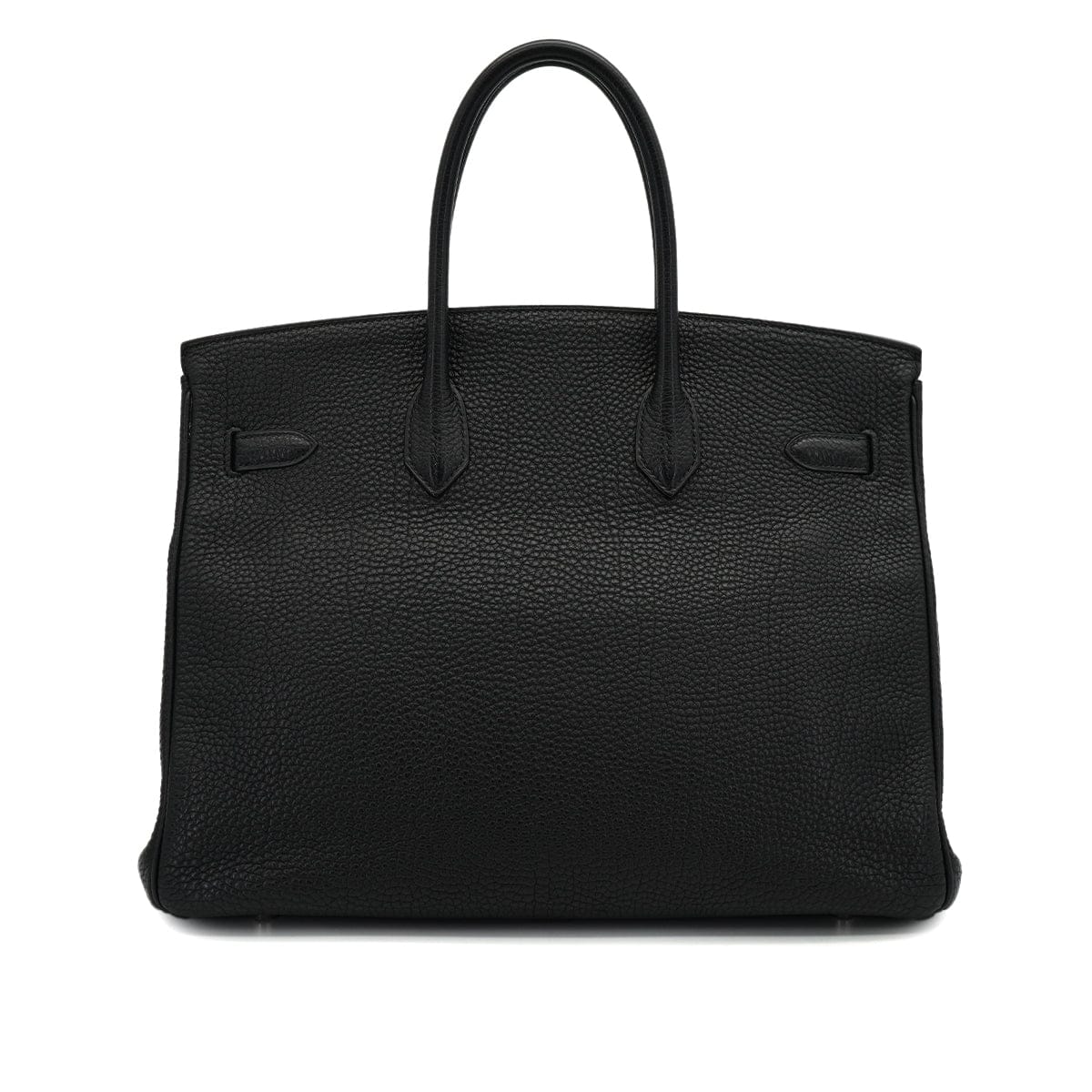 Luxury Promise Japan HERMES BIRKIN 35 BLACK TOGO HAND BAG 2007 SQUARE K PALLADIUM HARDWARE 90331854