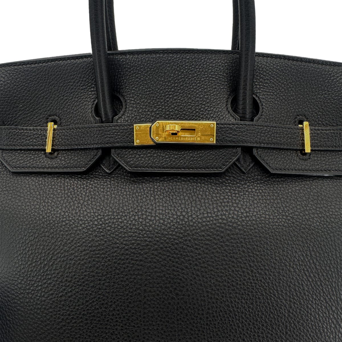 Luxury Promise Japan HERMES BIRKIN 35 BLACK TOGO HAND BAG □C GHW 90292047
