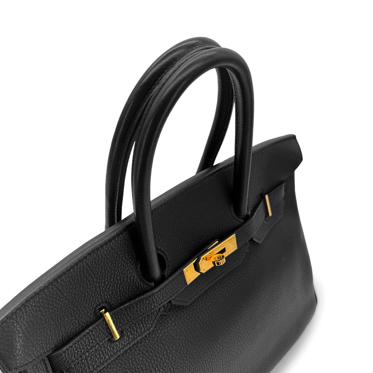 Luxury Promise Japan HERMES BIRKIN 35 BLACK TOGO HAND BAG □C GHW 90292047