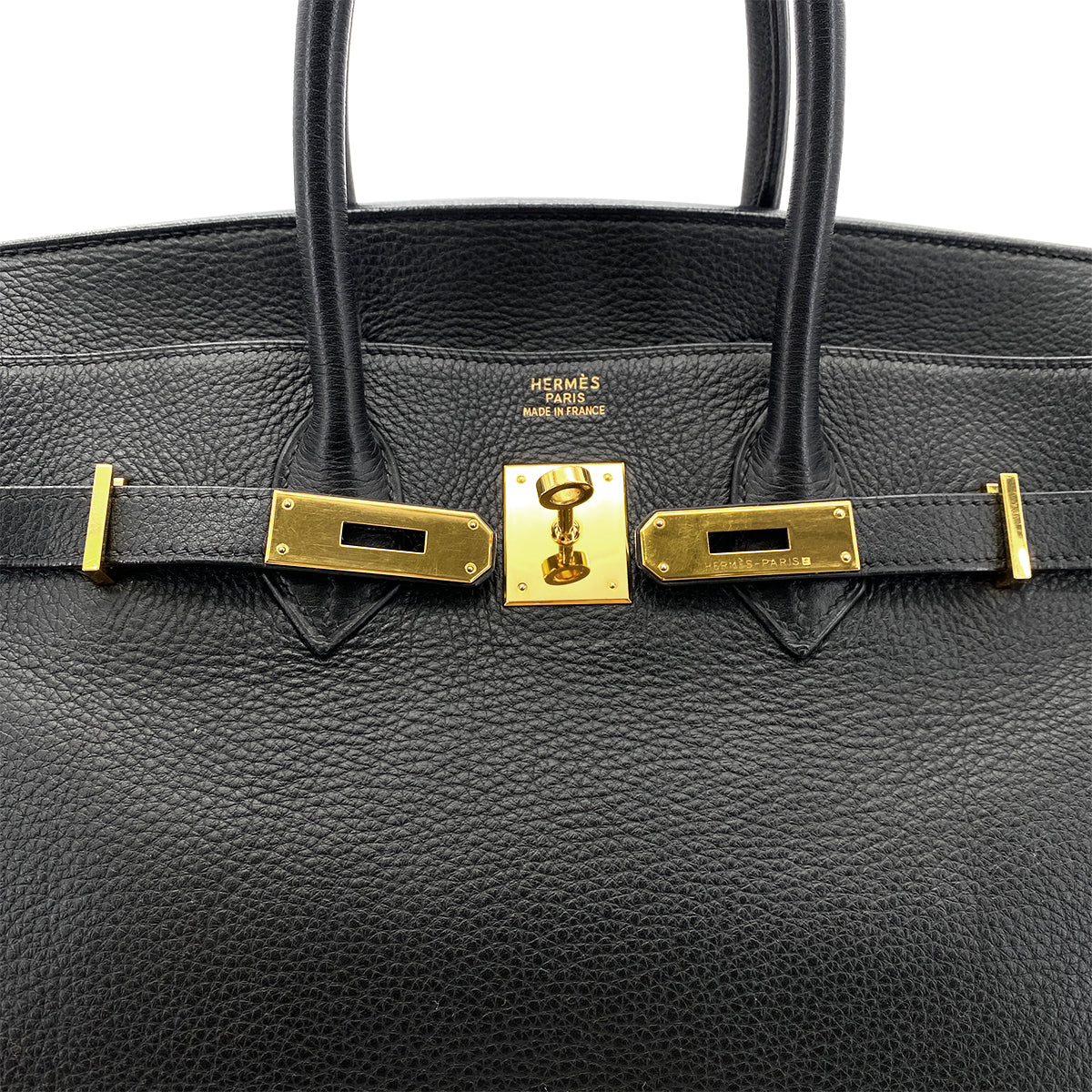 Luxury Promise Japan HERMES BIRKIN 35 BLACK TOGO HAND BAG □G GHW 90297513