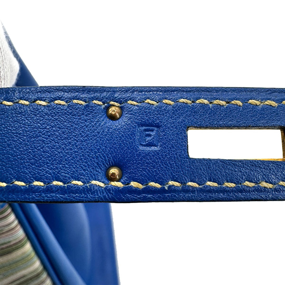 Luxury Promise Japan HERMES BIRKIN 35 BLUE FRANCE VEAU GULLIVER VIBRATO HAND BAG 2002 SQUARE F GOLD HARDWARE 90319534