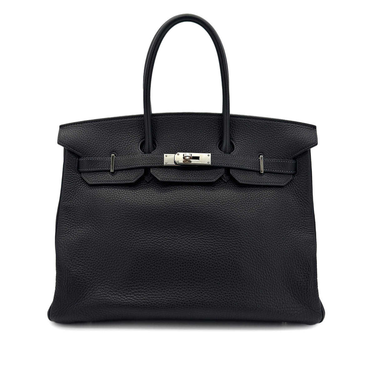 Luxury Promise Japan HERMES BIRKIN 35 BLUE INDIGO TAURILLON CLEMENCE HAND BAG □H SHW 90300017