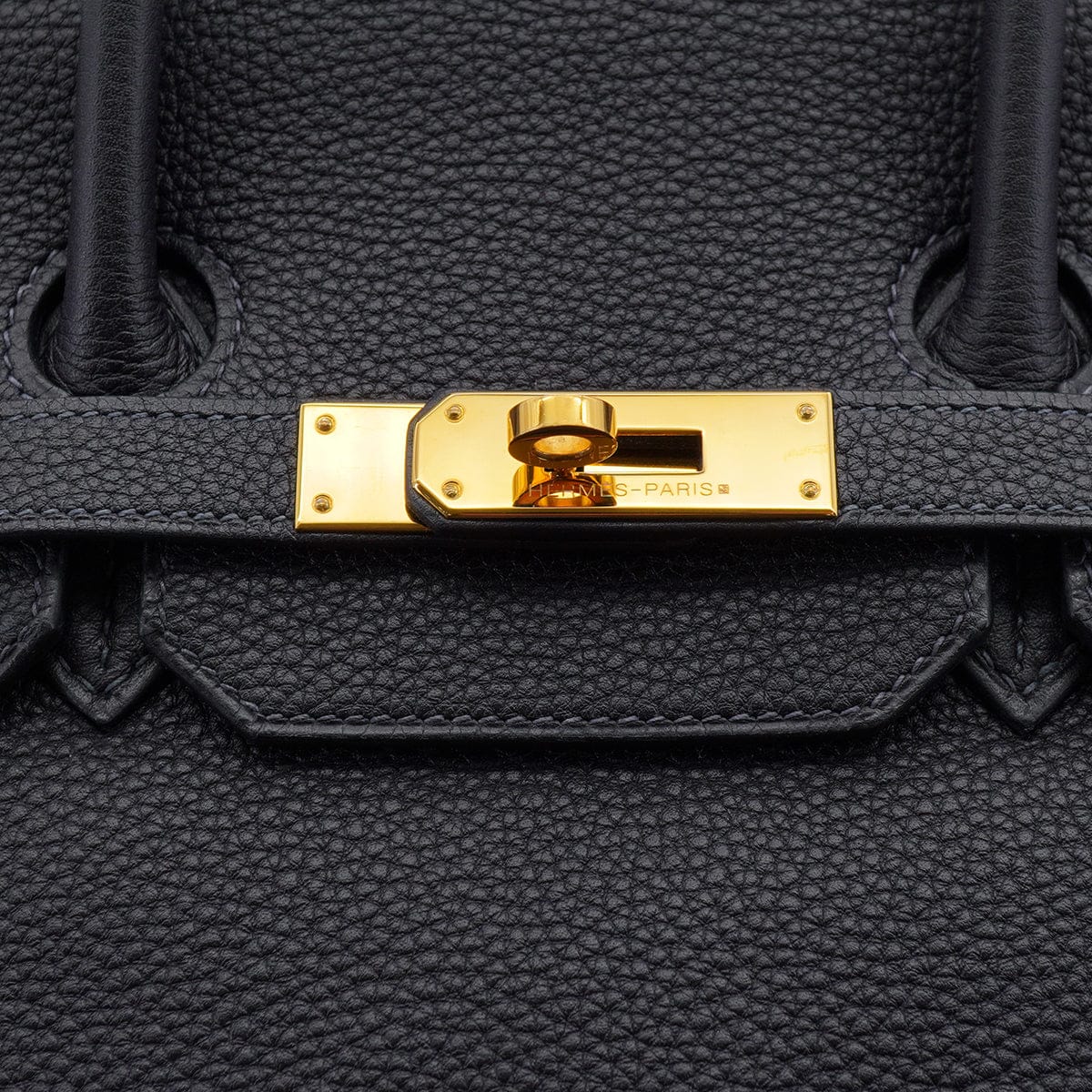 Luxury Promise Japan HERMES BIRKIN 35 BLUE INDIGO TOGO HAND BAG 2005 SQUARE I GOLD HARDWARE 90326674