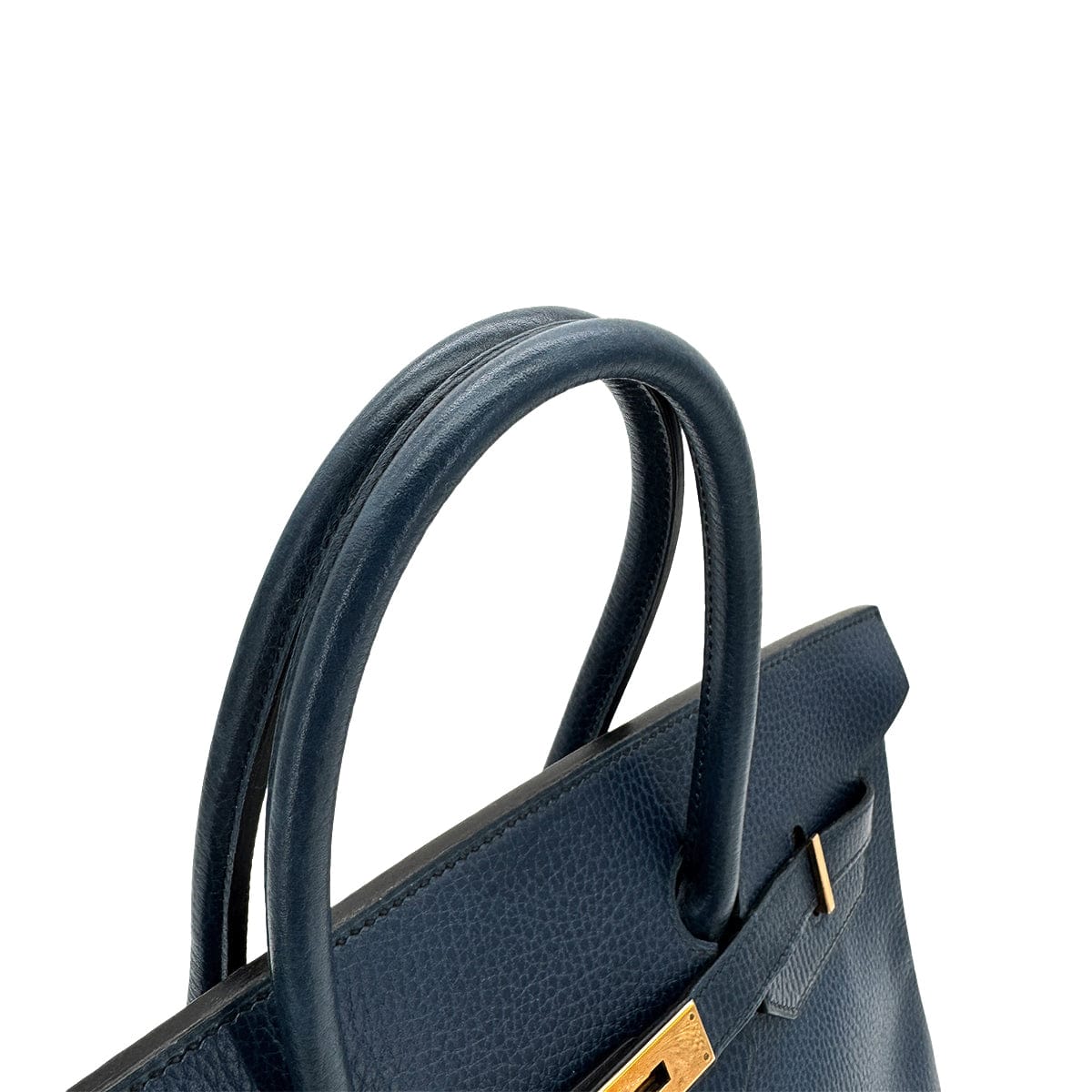 Luxury Promise Japan HERMES BIRKIN 35 BLUE MARINE ARDENNES HAND BAG 1996 CIRCLE Z GOLD HARDWARE 90296565