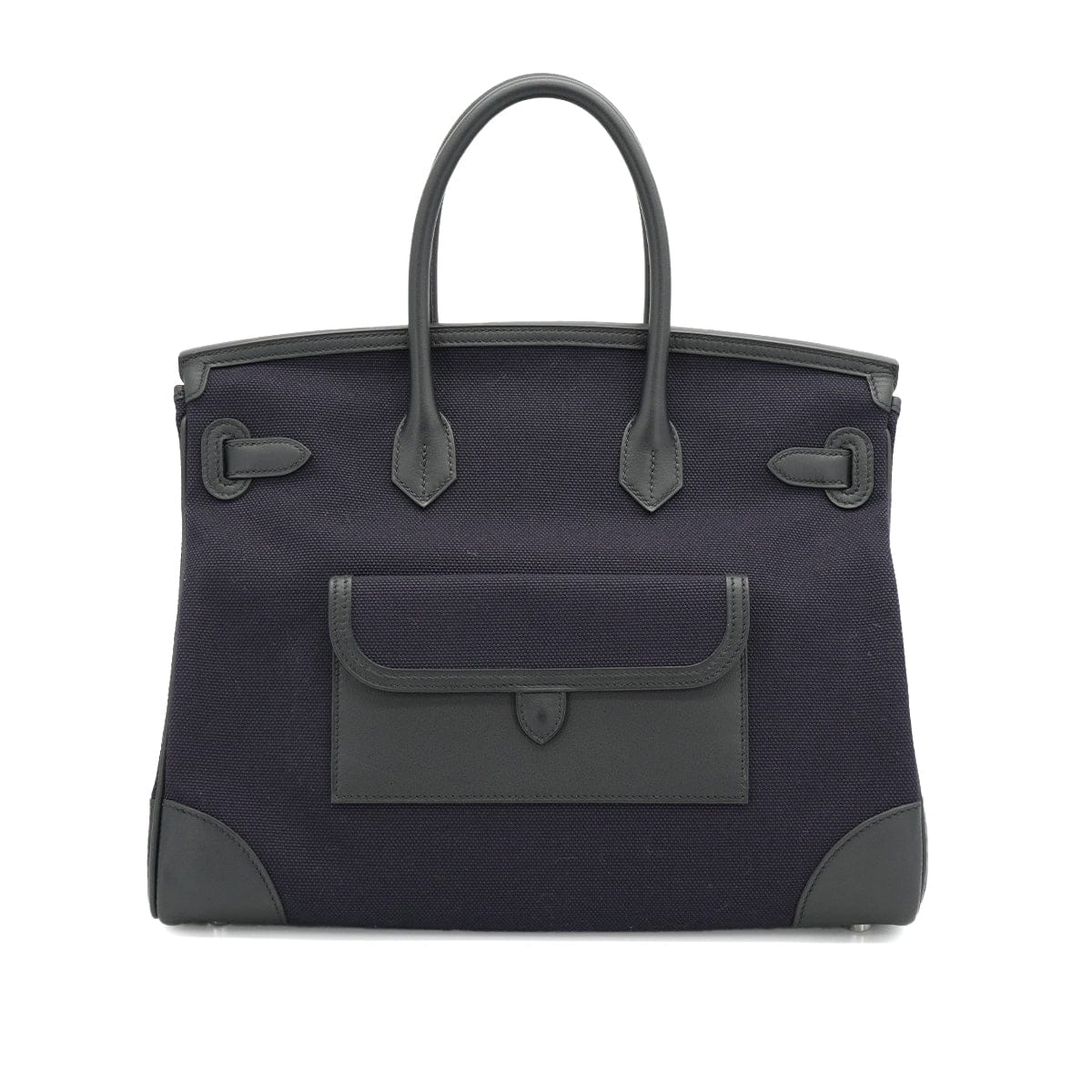 Luxury Promise Japan HERMES BIRKIN 35 CARGO BLUE MARINE BLACK VEAU SWIFT TOILE H HAND BAG 2020 Y PALLADIUM HARDWARE 90335037