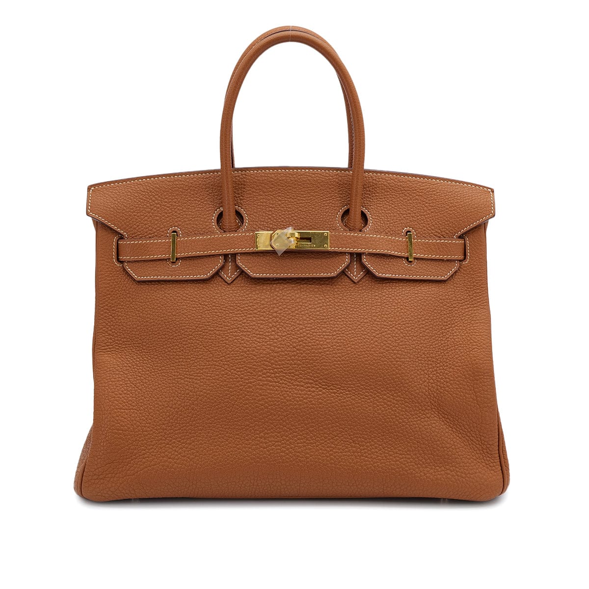 Luxury Promise Japan HERMES BIRKIN 35 GOLD TOGO HAND BAG 2006 SQUARE J GOLD HARDWARE 90313331