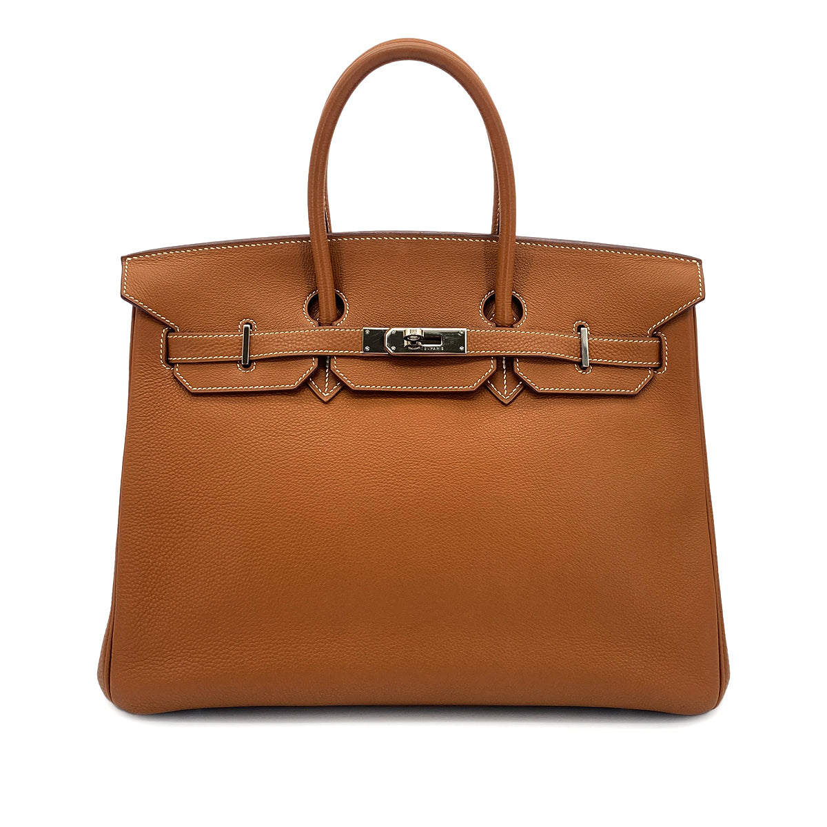 Luxury Promise Japan HERMES BIRKIN 35 GOLD TOGO HAND BAG □H SHW 90301709