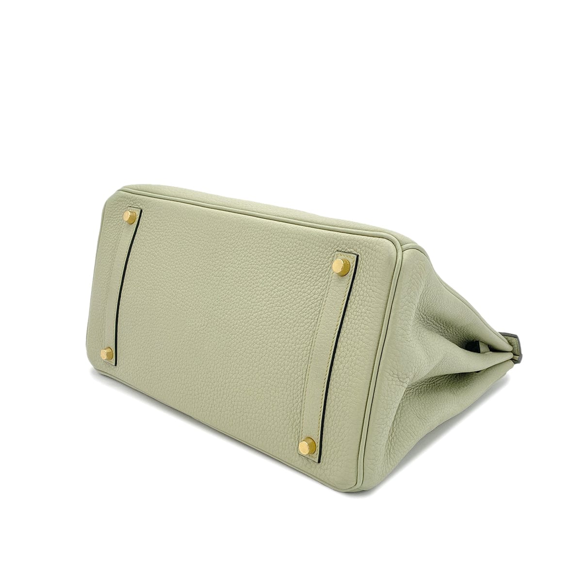 Luxury Promise Japan HERMES BIRKIN 35 LIGHT GREEN TAURILLON CLEMENCE HAND BAG ▢G GHW 90295401