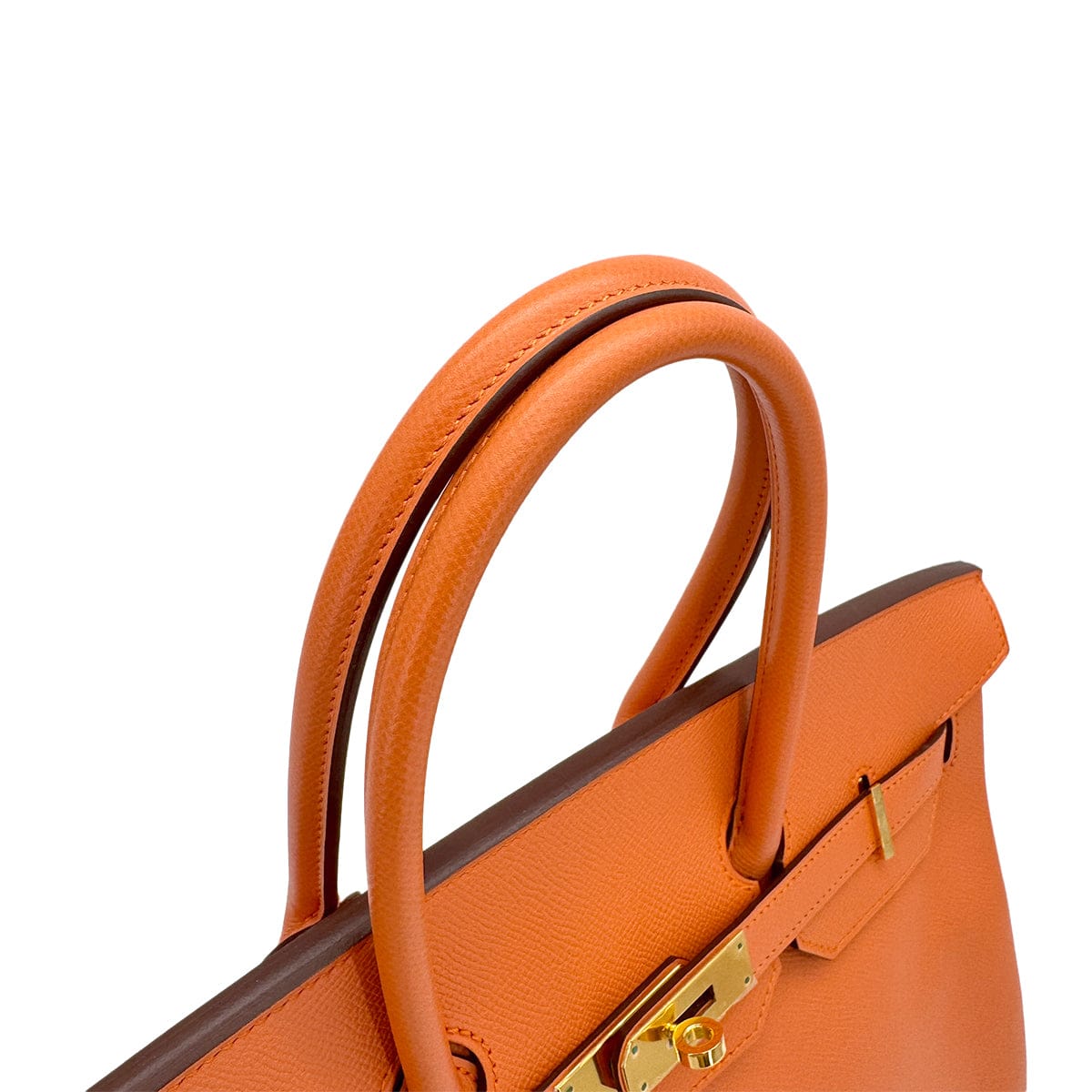 Luxury Promise Japan HERMES BIRKIN 35 MANGO EPSOM HAND BAG 2012 SQUARE P GOLD HARDWARE 90323087
