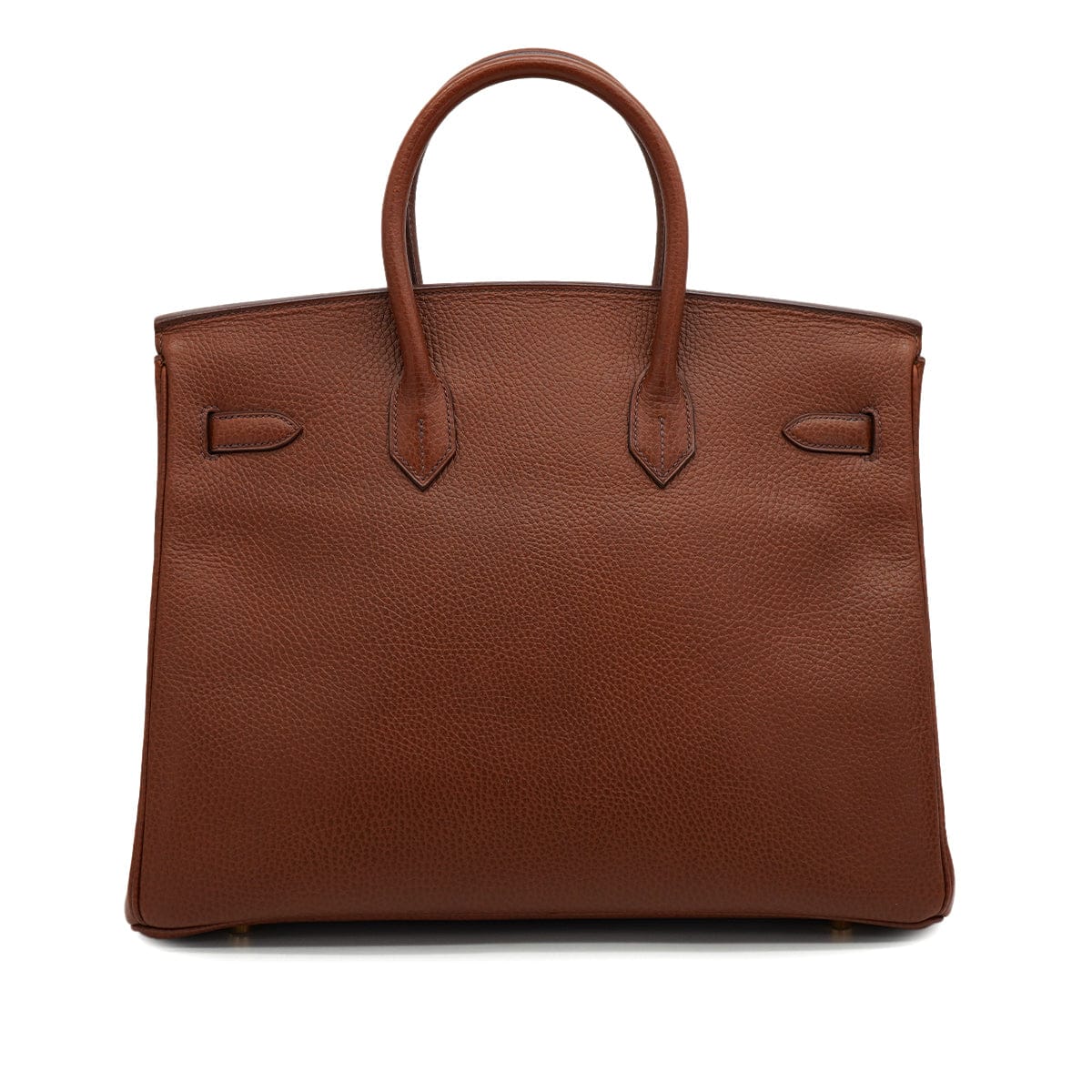 Luxury Promise Japan HERMES BIRKIN 35 MARRON FONCE ARDENNES HAND BAG 2003 SQUARE G GOLD HARDWARE 90326744