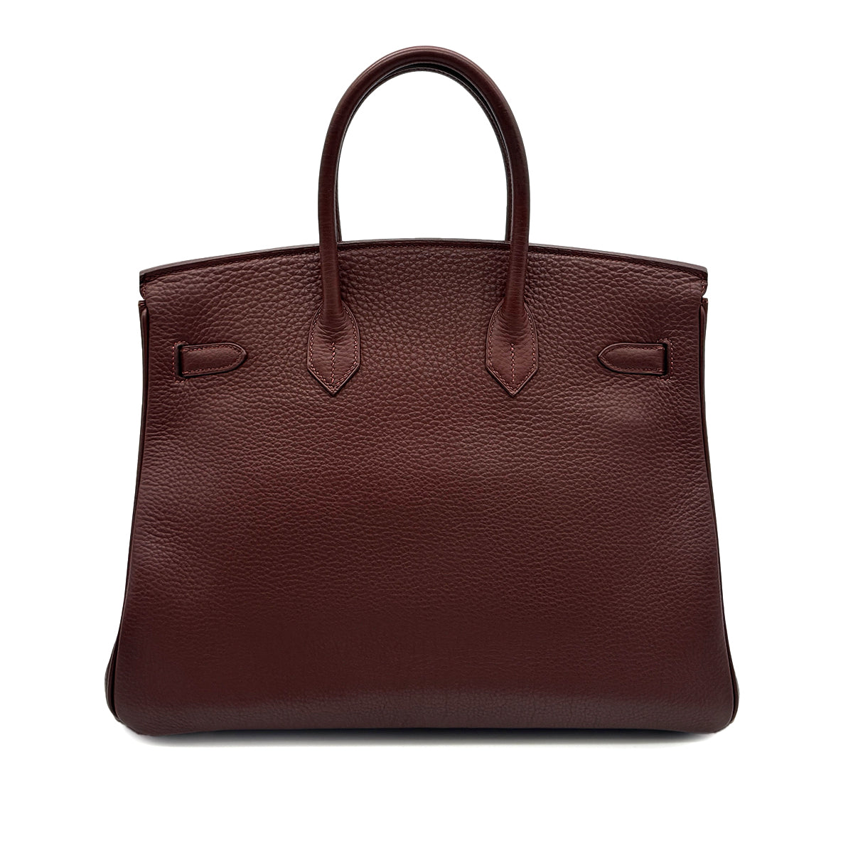 Luxury Promise Japan HERMES BIRKIN 35 MARRON FONCE TOGO HAND BAG □C GHW 90300551