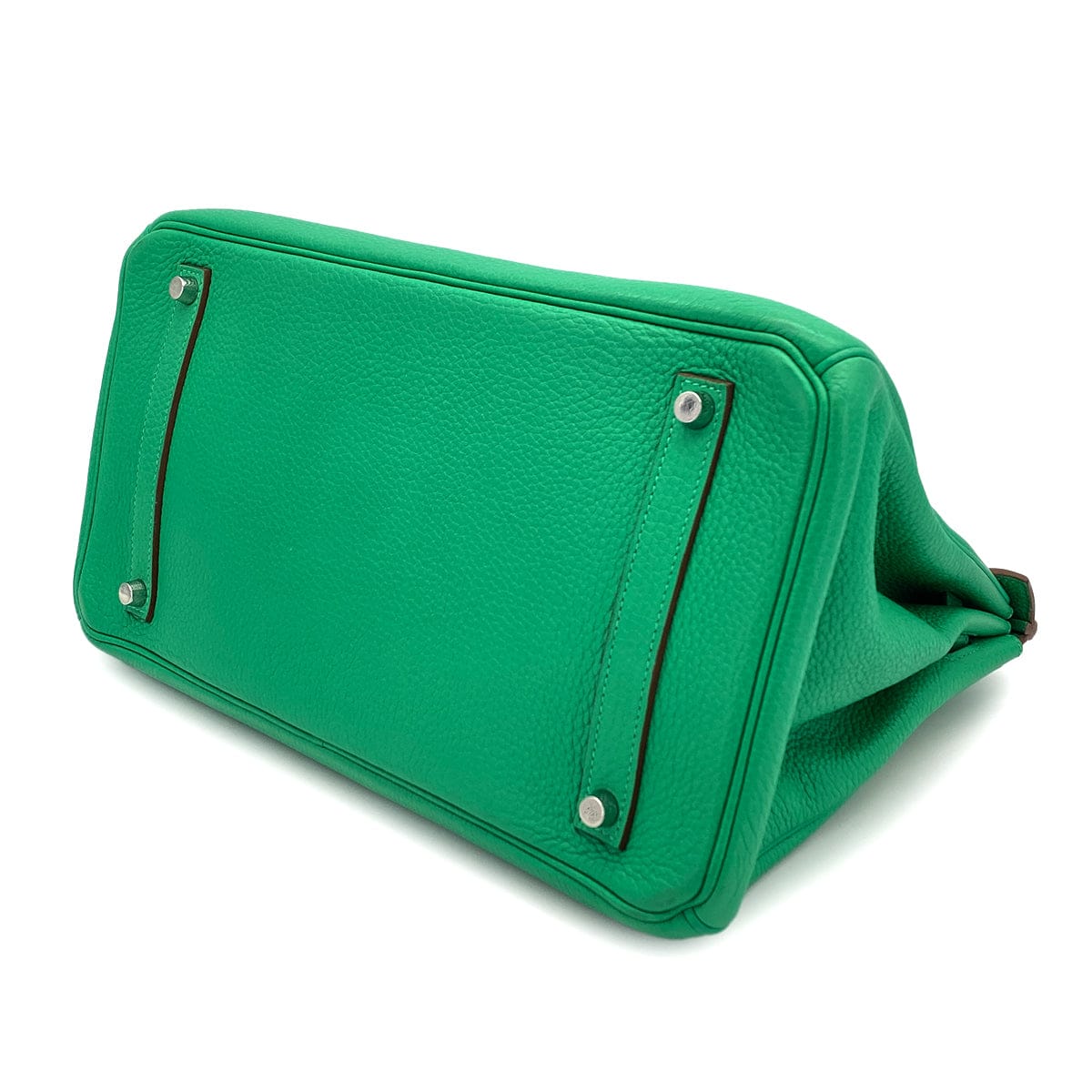 Luxury Promise Japan HERMES BIRKIN 35 MENTHE TAURILLON CLEMENCE HAND BAG 2012 SQUARE P PALLADIUM HARDWARE 90324743