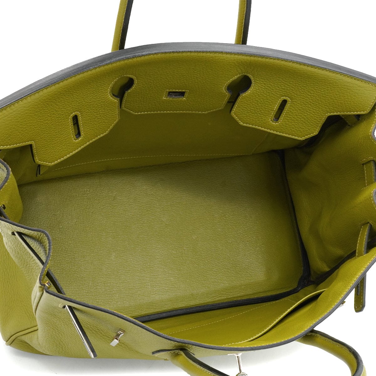 Luxury Promise Japan HERMES BIRKIN 35 PISTACHIO TOGO HAND BAG 2008 SQUARE L PALLADIUM HARDWARE 90340175