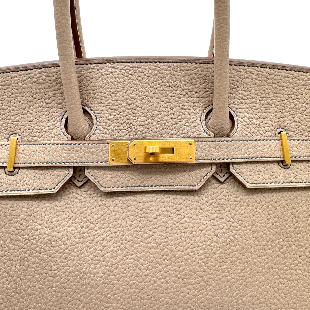 Luxury Promise Japan HERMES BIRKIN 35 VERSO ARGILE COBALT TAURILLON CLEMENCE HAND BAG □R GHW SPO 90305231