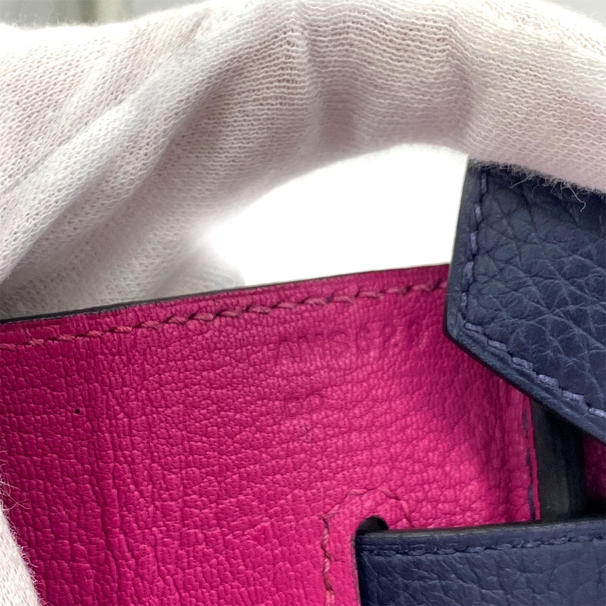 Luxury Promise Japan HERMES BIRKIN 35 VERSO BLUE NUIT ROSE PURPLE TAURILLON CLEMENCE HAND BAG A SHW 90301713