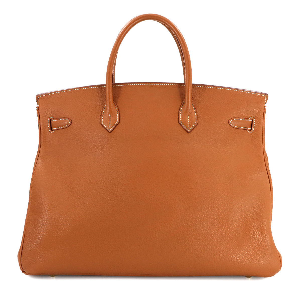 Luxury Promise Japan HERMES Birkin 40 Handbag, Taurillon Clemence Leather, Gold, □C Stamp, Made in 1999, Vintage, Gold Hardware, Hermès, 90280599