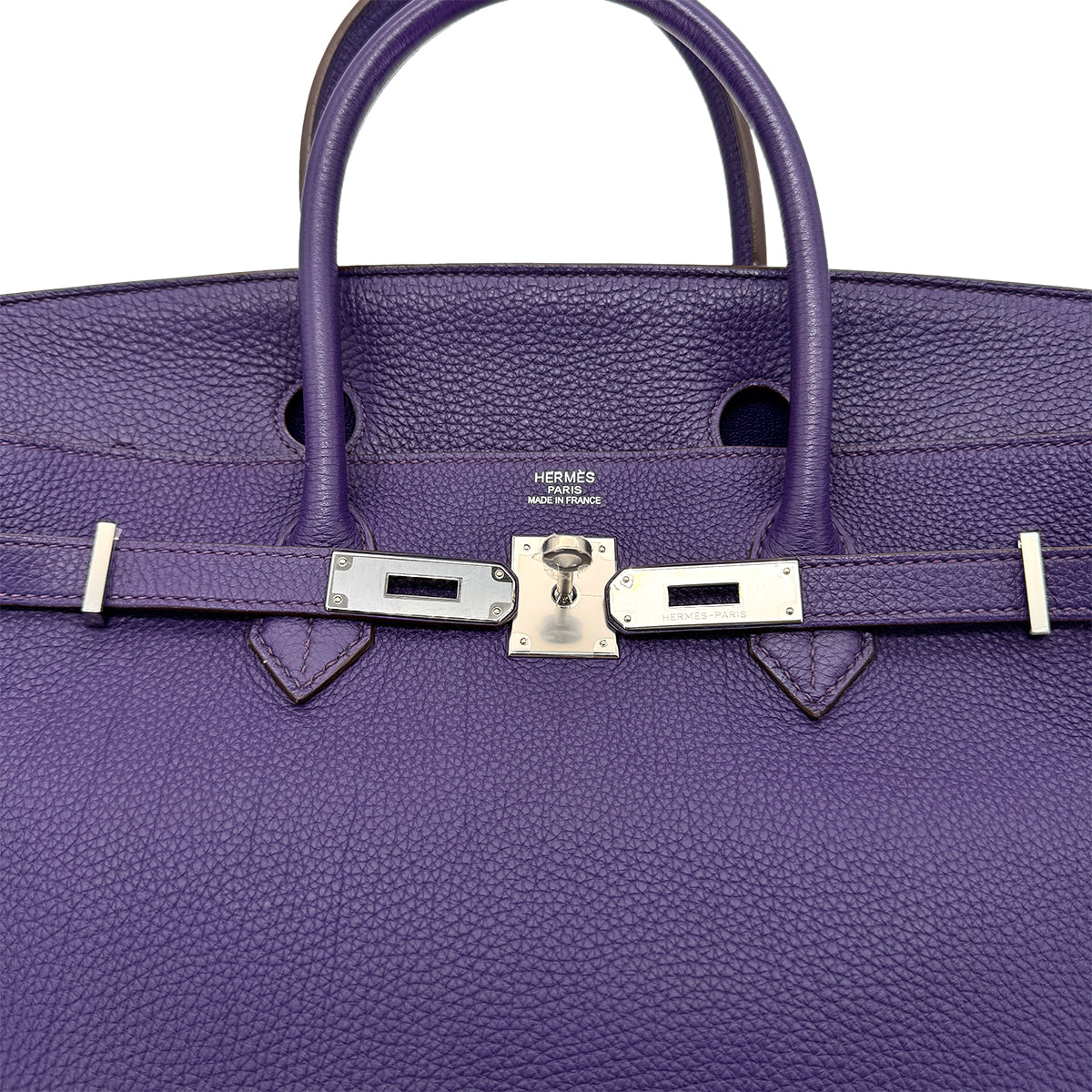 Luxury Promise Japan HERMES BIRKIN 40 IRIS TOGO HAND BAG □N PALLADIUM HARDWARE 90274417