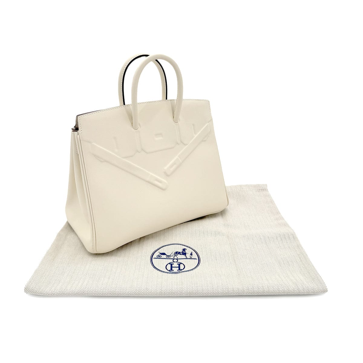 Luxury Promise Japan HERMES BIRKIN SHADOW 25 NATA SWIFT HAND BAG W 90284150