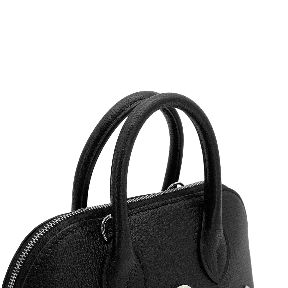 Luxury Promise Japan HERMES BOLIDE 1923 MINI 18 PIQUE COLL 100TH ANNIVERSARY EDITION HAND SHOULDER BAG BLACK CHEVRE MYSORE VEAU SWIFT 2024 W STAMP PALLADIUM HARDWARE 90317608