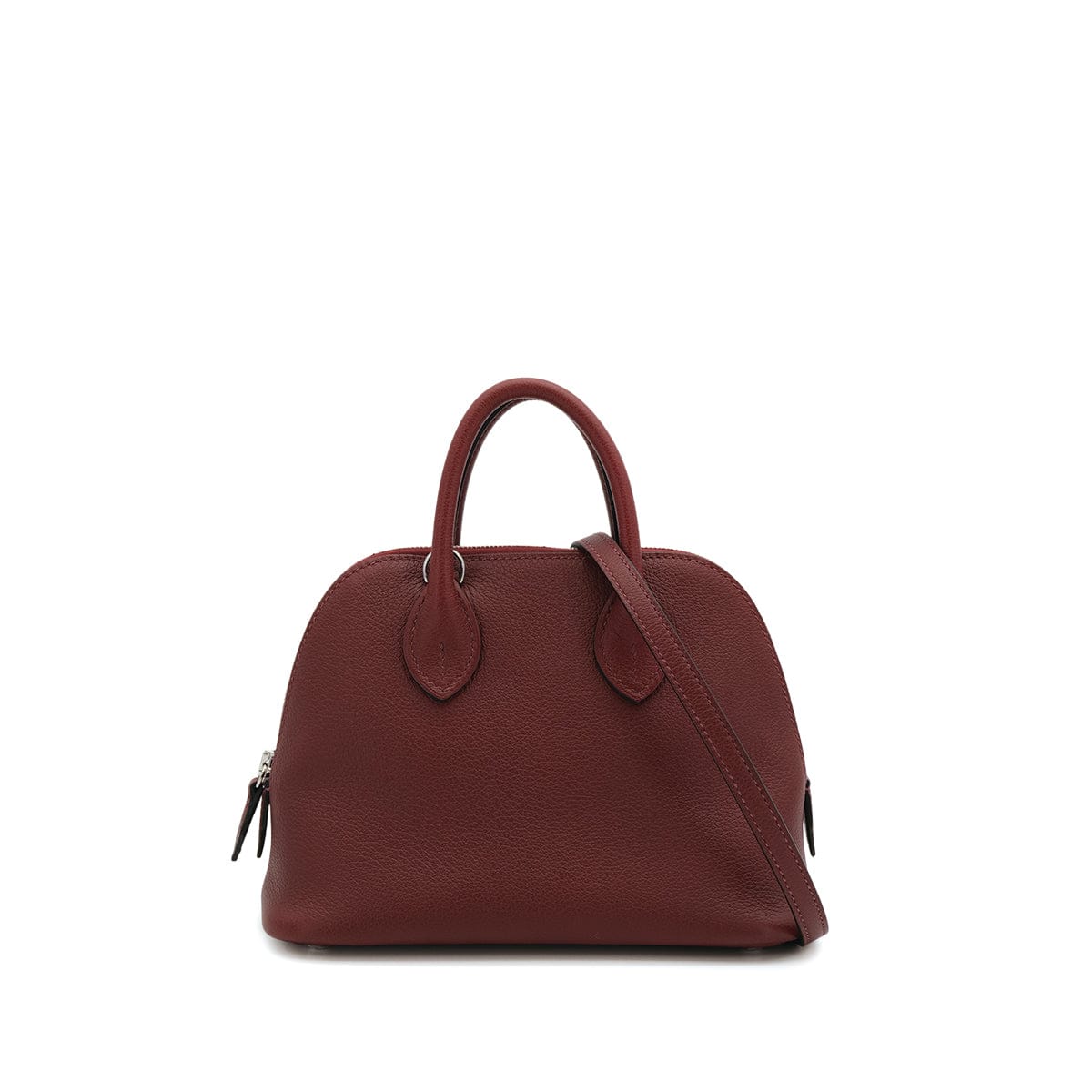 Luxury Promise Japan HERMES BOLIDE 1923 MINI HAND SHOULDER BAG 2024 W ROUGE H EVERCOLOR PALLADIUM HARDWARE 90311045