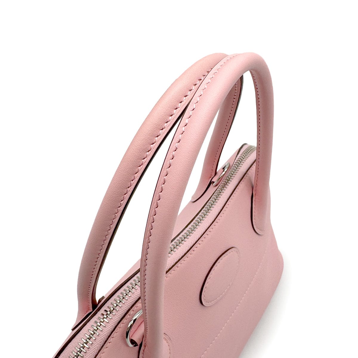 Luxury Promise Japan HERMES BOLIDE 27 ROSE SAKURA VEAU SWIFT HAND SHOULDER BAG 2016 X STAMP PALLADIUM HARDWARE 90313539