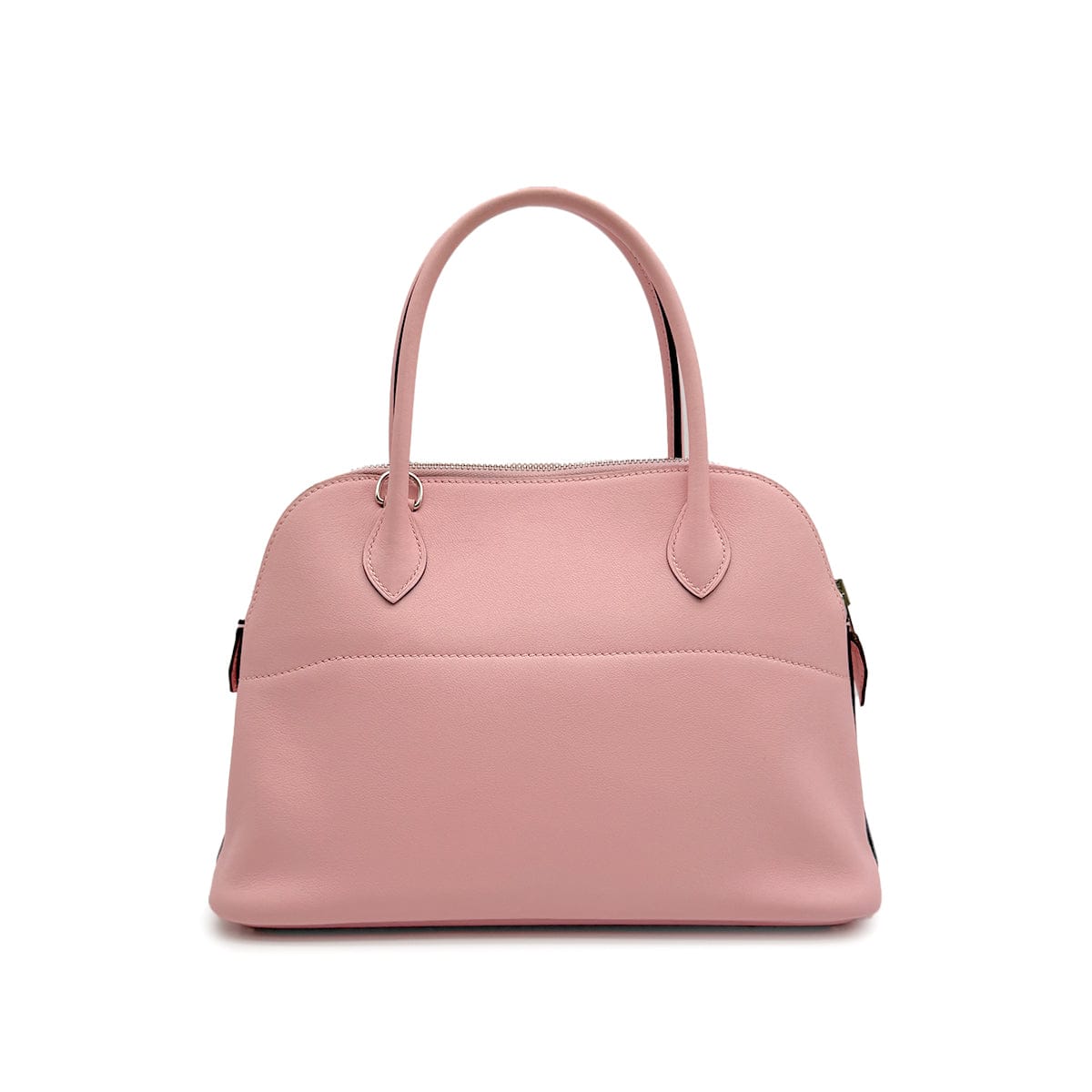 Luxury Promise Japan HERMES BOLIDE 27 ROSE SAKURA VEAU SWIFT HAND SHOULDER BAG 2016 X STAMP PALLADIUM HARDWARE 90313539