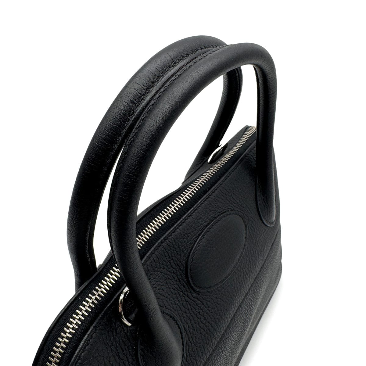 Luxury Promise Japan HERMES BOLIDE 31 BLACK TAURILLON CLEMENCE HAND SHOULDER BAG 2012 SQUARE P PALLADIUM HARDWARE 90313852