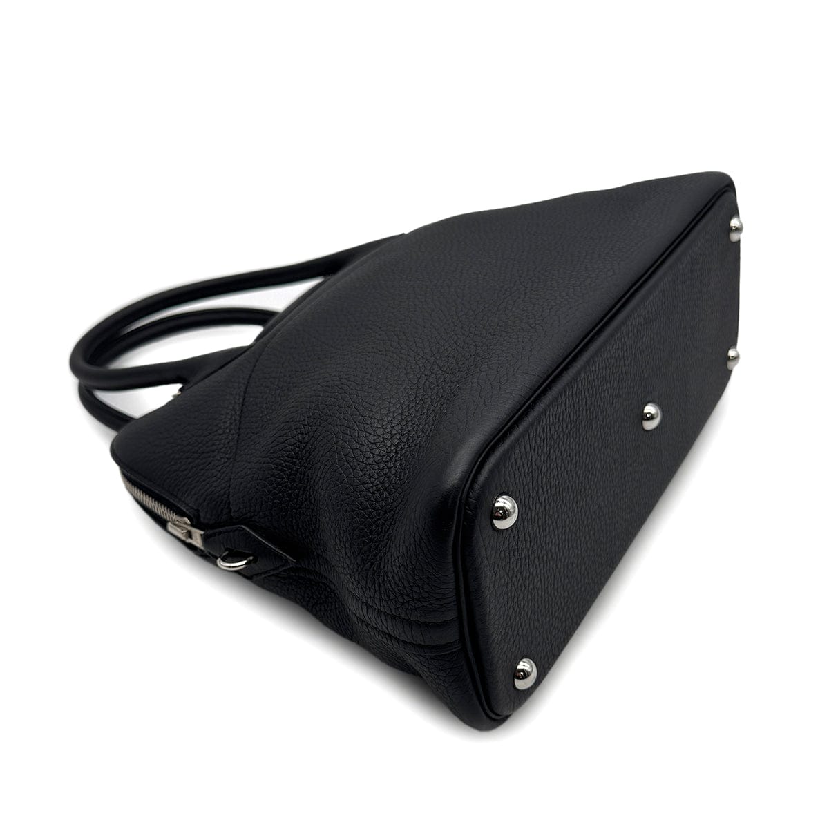 Luxury Promise Japan HERMES BOLIDE 31 BLACK TAURILLON CLEMENCE HAND SHOULDER BAG 2012 SQUARE P PALLADIUM HARDWARE 90313852