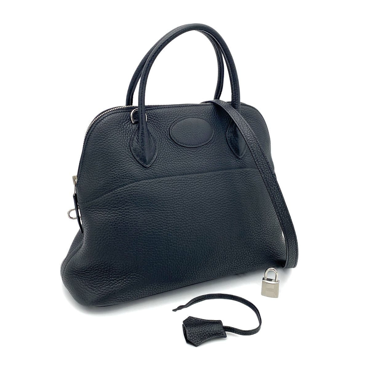 Luxury Promise Japan HERMES BOLIDE 31 BLACK TAURILLON CLEMENCE HAND SHOULDER BAG □J SHW 90260426