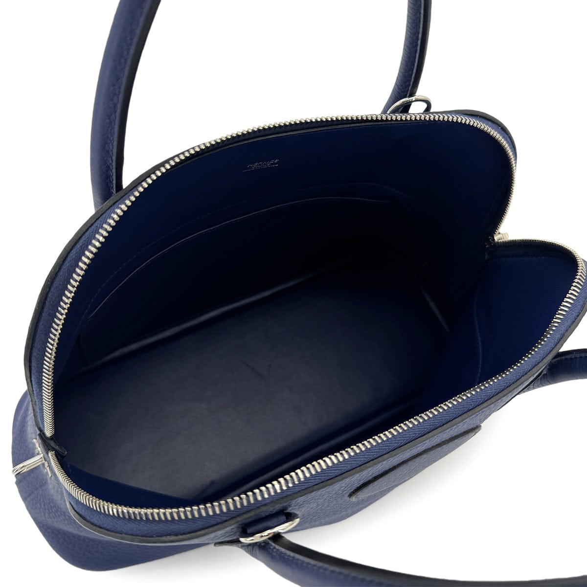 Luxury Promise Japan HERMES BOLIDE 31 BLUE SAPHIR TAURILLON CLEMENCE HAND SHOULDER BAG □Q SHW 90300548