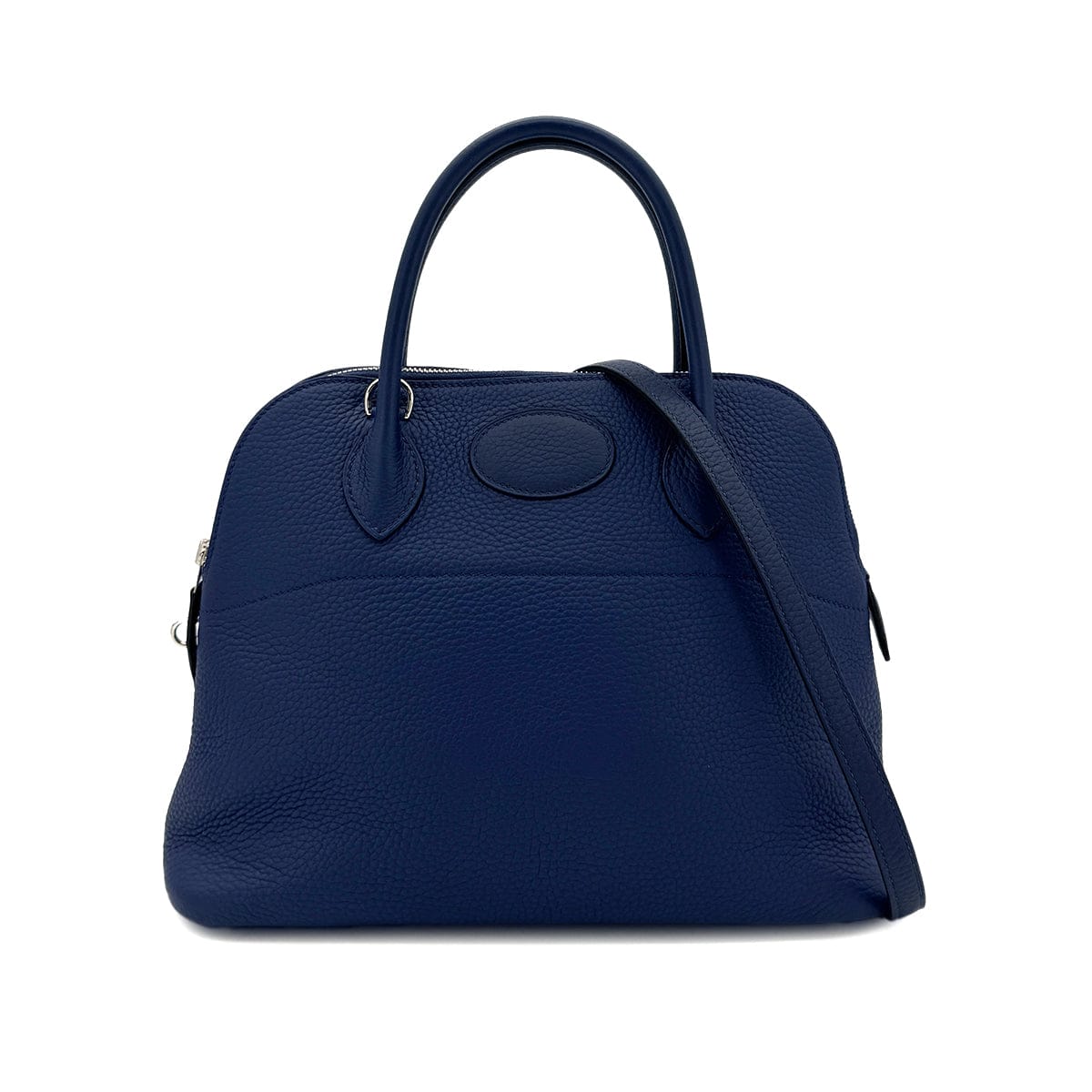 Luxury Promise Japan HERMES BOLIDE 31 BLUE SAPHIR TAURILLON CLEMENCE HAND SHOULDER BAG □Q SHW 90300548