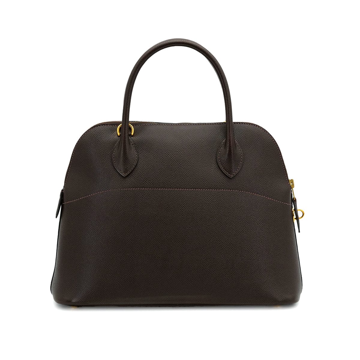 Luxury Promise Japan HERMES BOLIDE 31 CHOCOLAT COUCHEVEL HAND SHOULDER BAG □E GHW 90306853