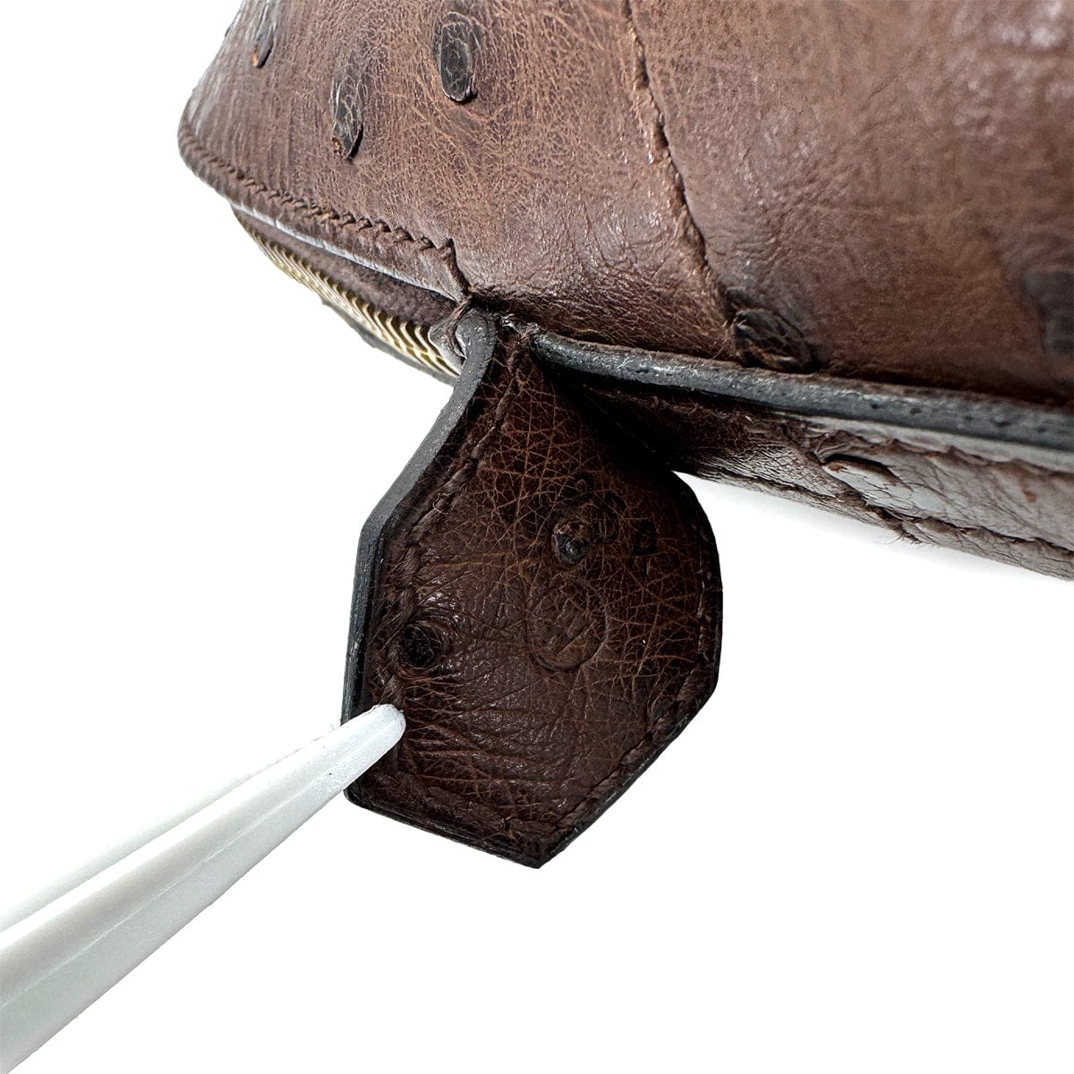 Luxury Promise Japan HERMES BOLIDE 35 CHOCOLAT OSTRICH HAND SHOULDER BAG 〇W GHW 90299753