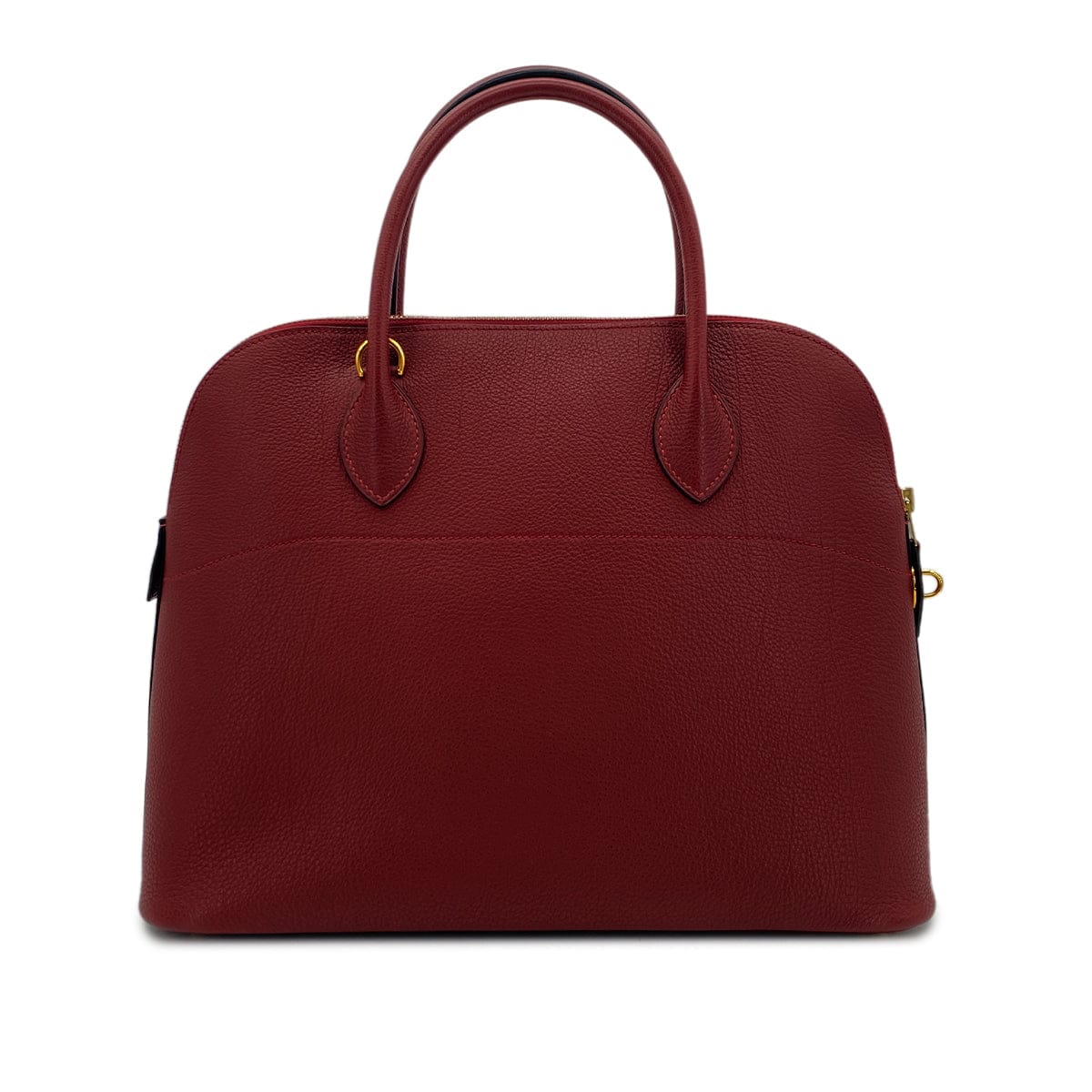 Luxury Promise Japan HERMES BOLIDE 35 ROUGE H FJORD HAND SHOULDER BAG □D GHW 90294969