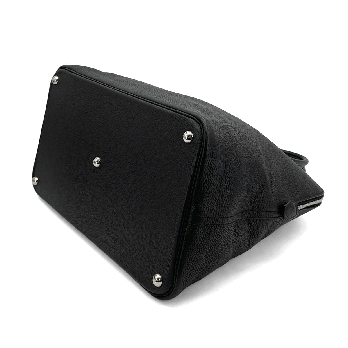 Luxury Promise Japan HERMES BOLIDE 45 BLACK TAURILLON CLEMENCE HAND BAG 2006 SQUARE J PALLADIUM HARDWARE 90318516