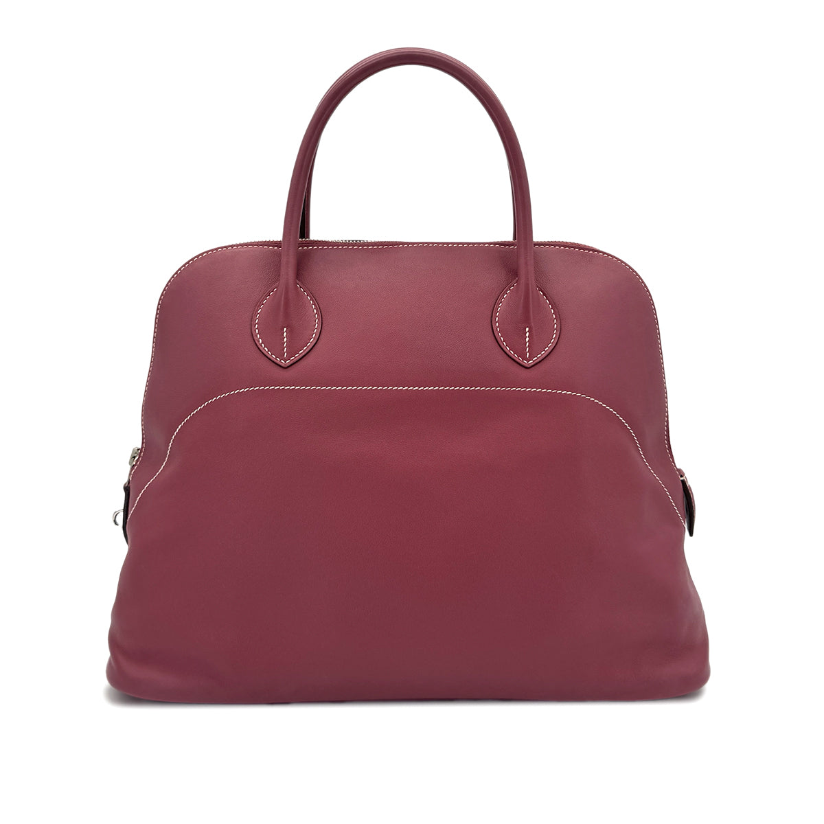 Luxury Promise Japan HERMES BOLIDE RELAX 35 ROSE WOOD VEAU SIKKIM HAND BAG □O SHW 90296563
