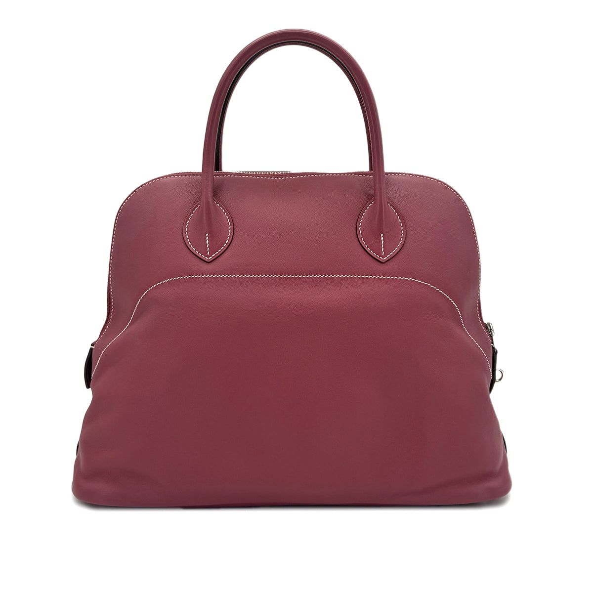 Luxury Promise Japan HERMES BOLIDE RELAX 35 ROSE WOOD VEAU SIKKIM HAND BAG □O SHW 90296563