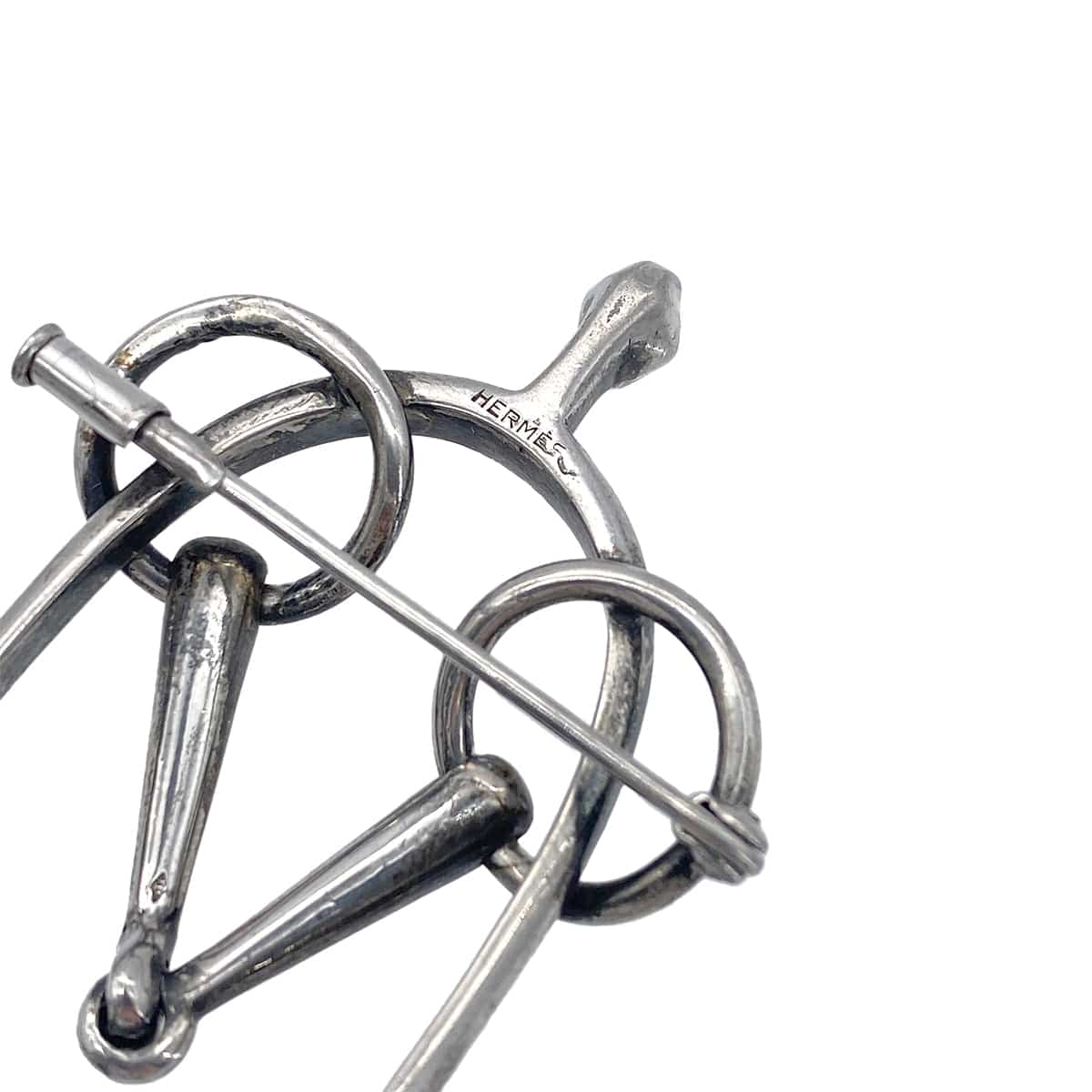 Luxury Promise Japan HERMES BROOCH SILVER ACCESSORY 90276717