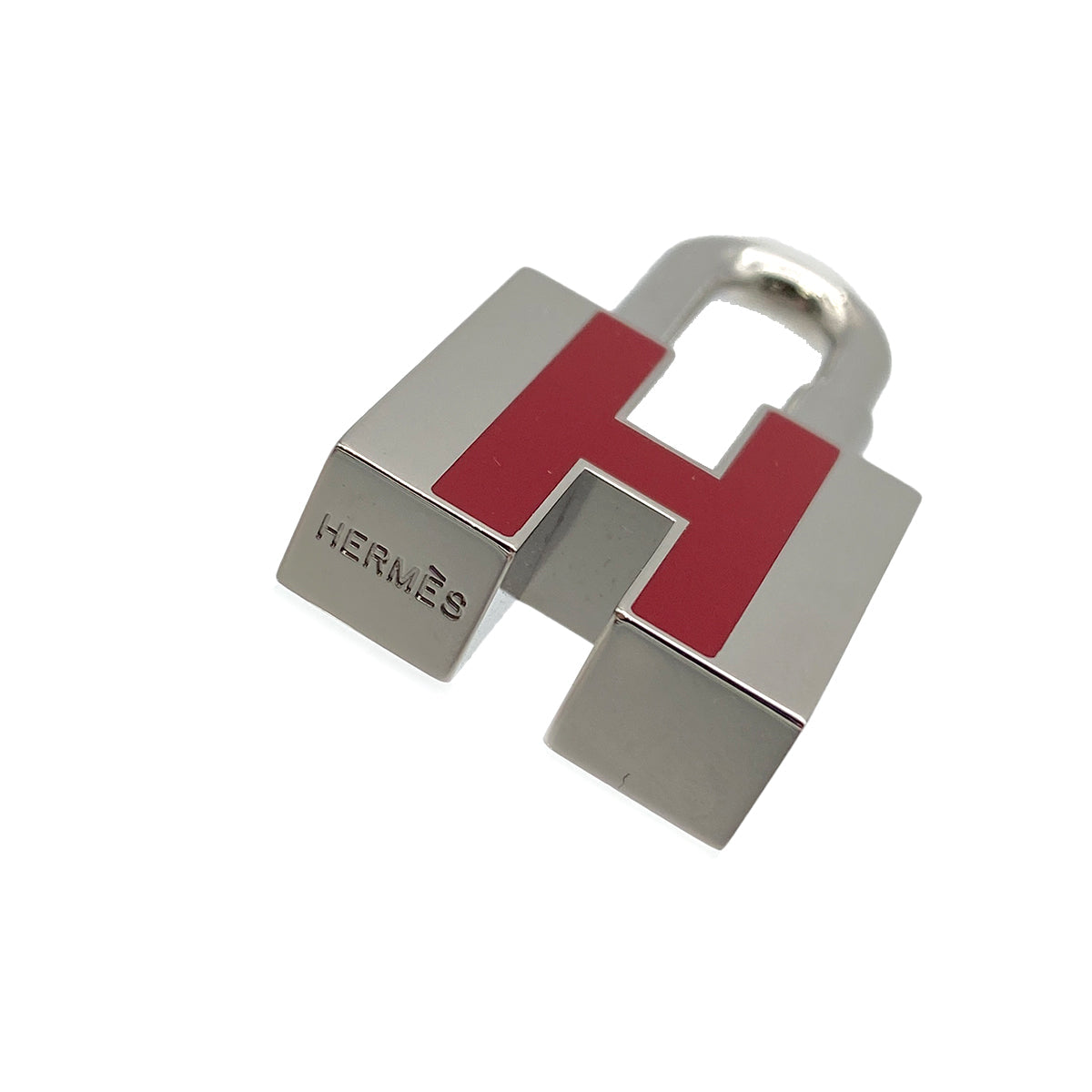 Luxury Promise Japan HERMES CADENA CHARM RED SILVER 90274875