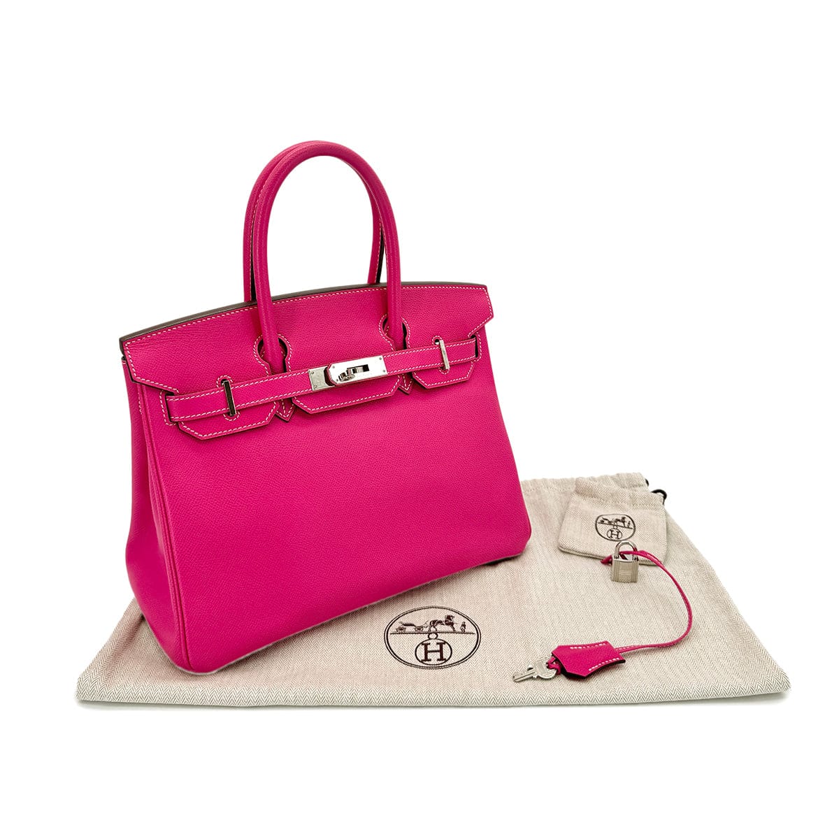 Luxury Promise Japan HERMES CANDY BIRKIN 30 ROSE TYRIEN RUBIS VEAU EPSOM HAND BAG □O SHW 90292988