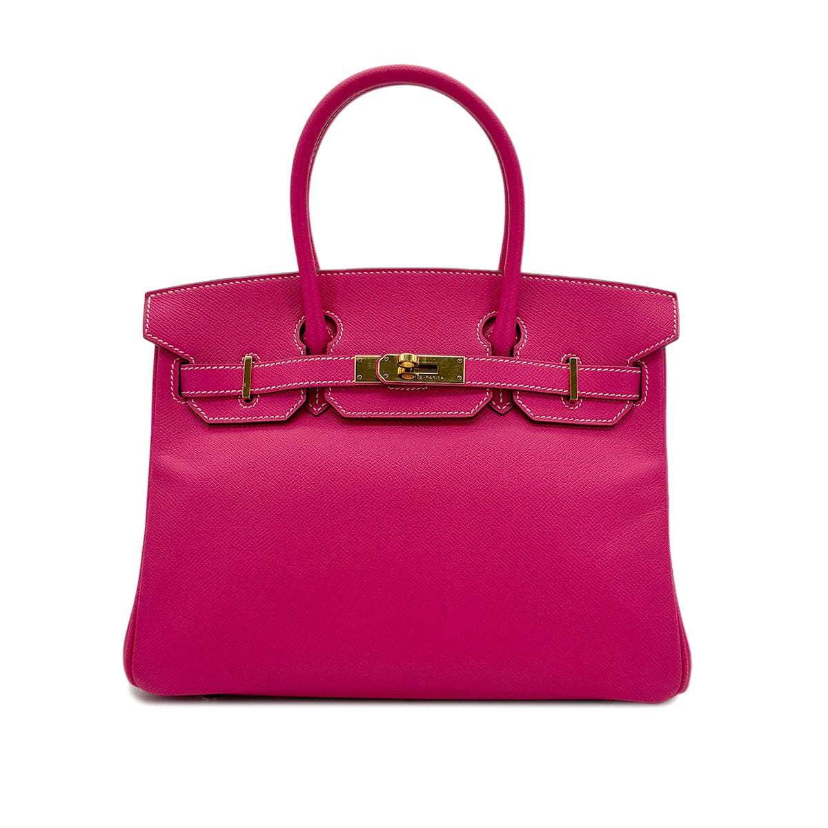 Luxury Promise Japan HERMES CANDY BIRKIN 30 ROSE TYRIEN VEAU EPSOM HAND BAG □Q GHW 90294138