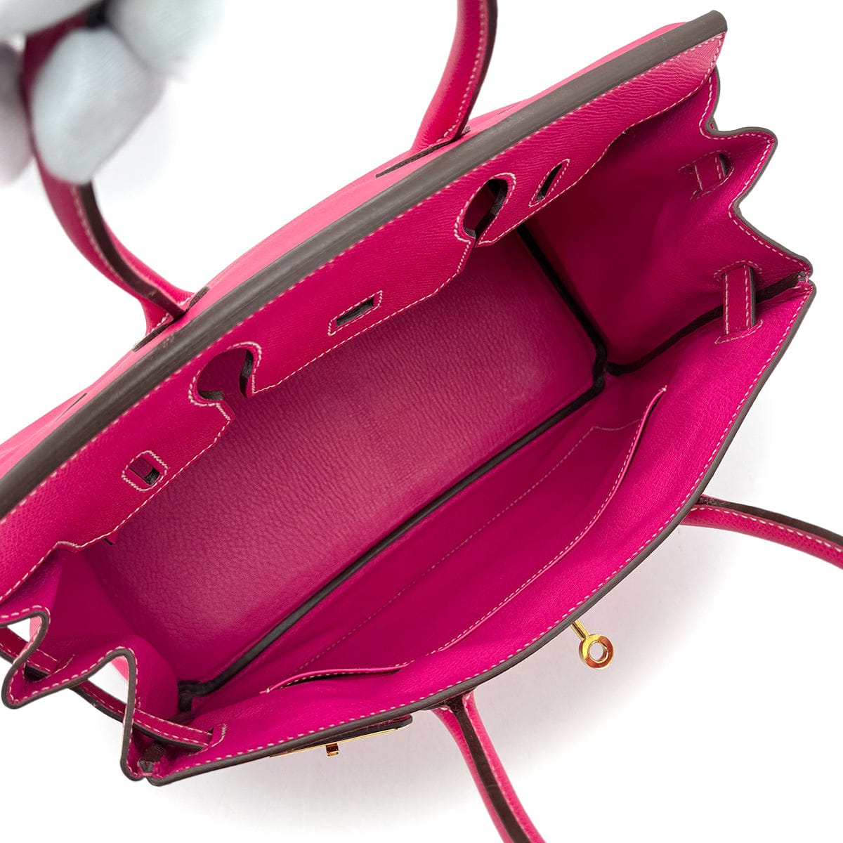 Luxury Promise Japan HERMES CANDY BIRKIN 30 ROSE TYRIEN VEAU EPSOM HAND BAG □Q GHW 90294138