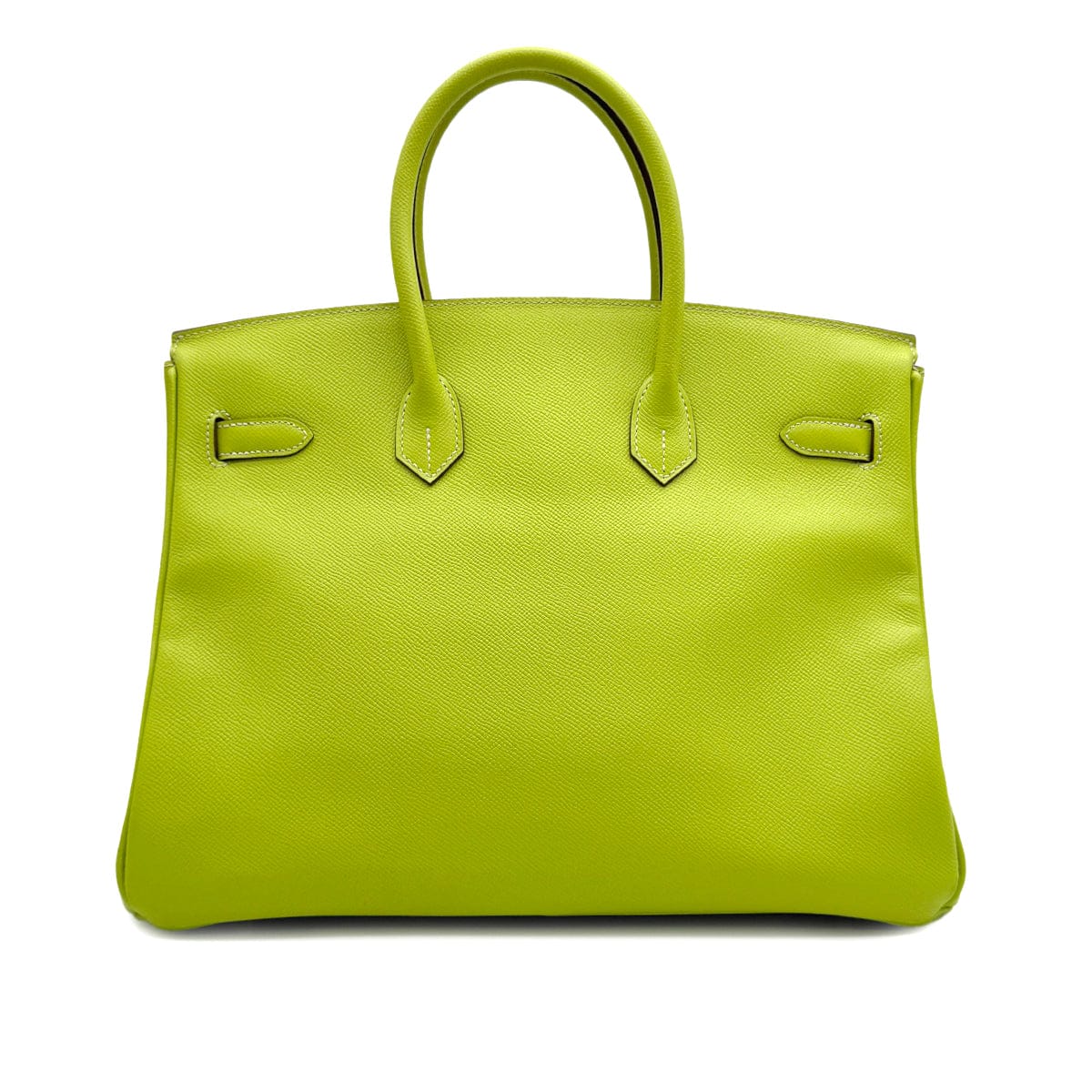 Luxury Promise Japan HERMES CANDY BIRKIN 35 KIWI LICHEN VEAU EPSOM HAND BAG 2011 SQUARE O PALLADIUM HARDWARE 90314554