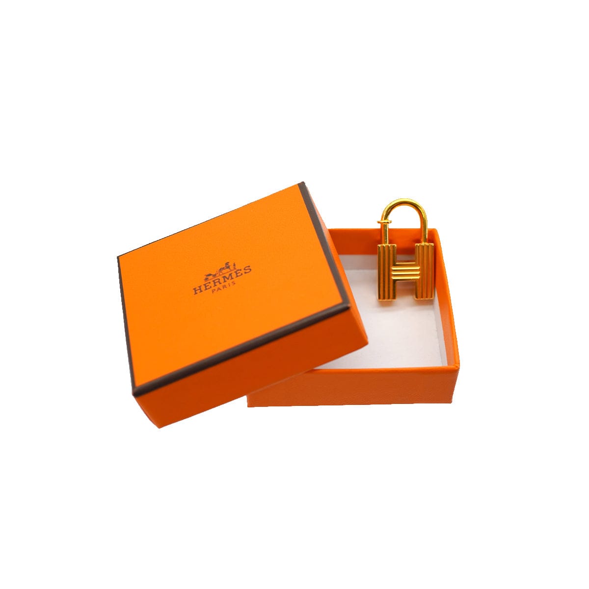 Luxury Promise Japan HERMES CHARM CADENA PREMIERS PAS DANS LE SIECLE CLASSIC H 2000 GOLD ACCESSORY 90341465