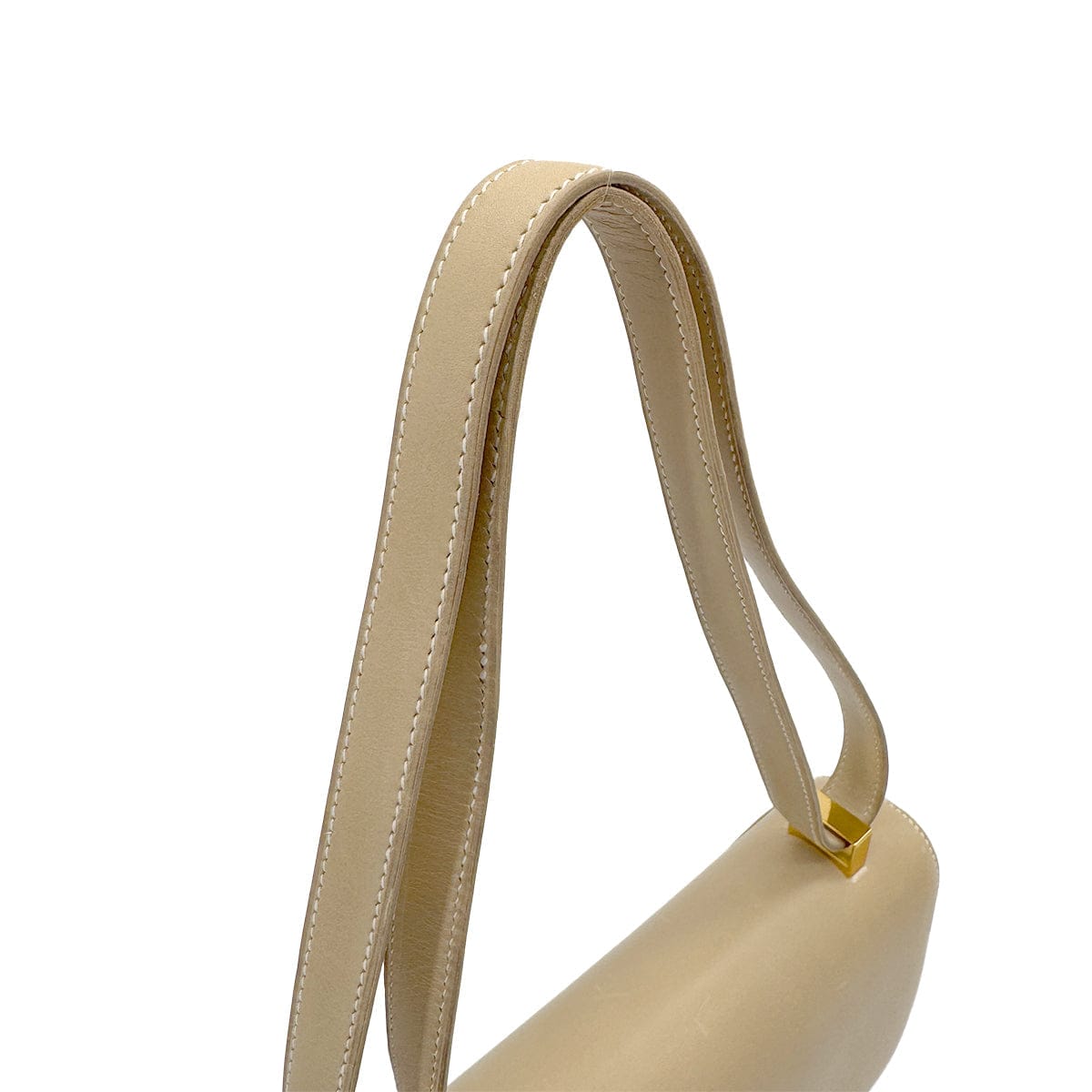 Luxury Promise Japan HERMES CONSTANCE 23 BEIGE BOXCALF SHOULDER BAG □E GOLD HARDWARE 90310255