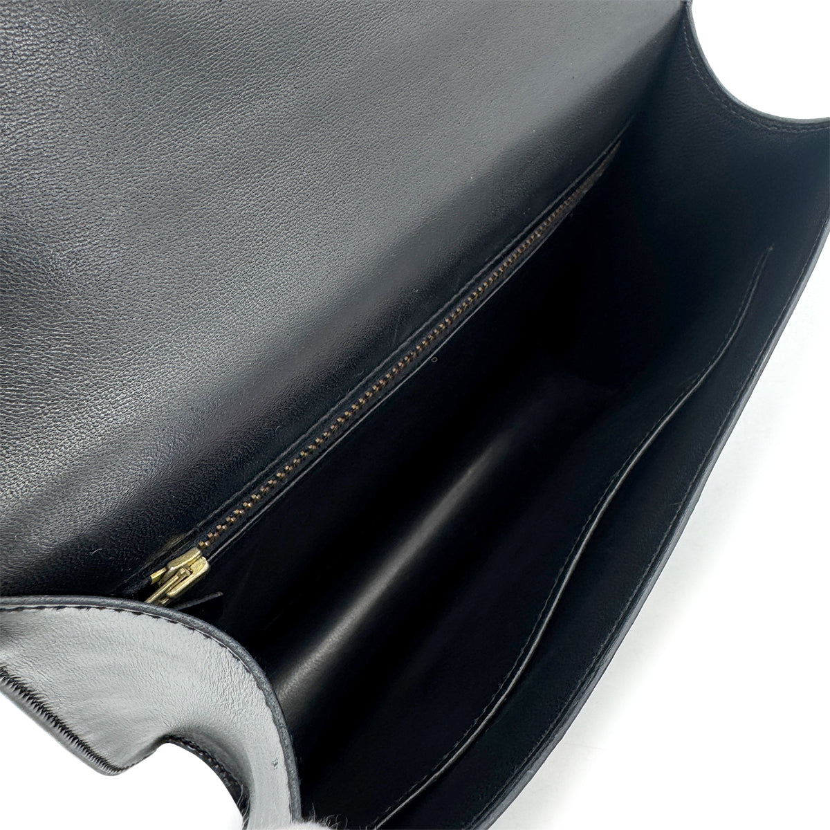 Luxury Promise Japan HERMES CONSTANCE 23 BLACK BOXCALF SHOULDER BAG 〇N GHW 90298157