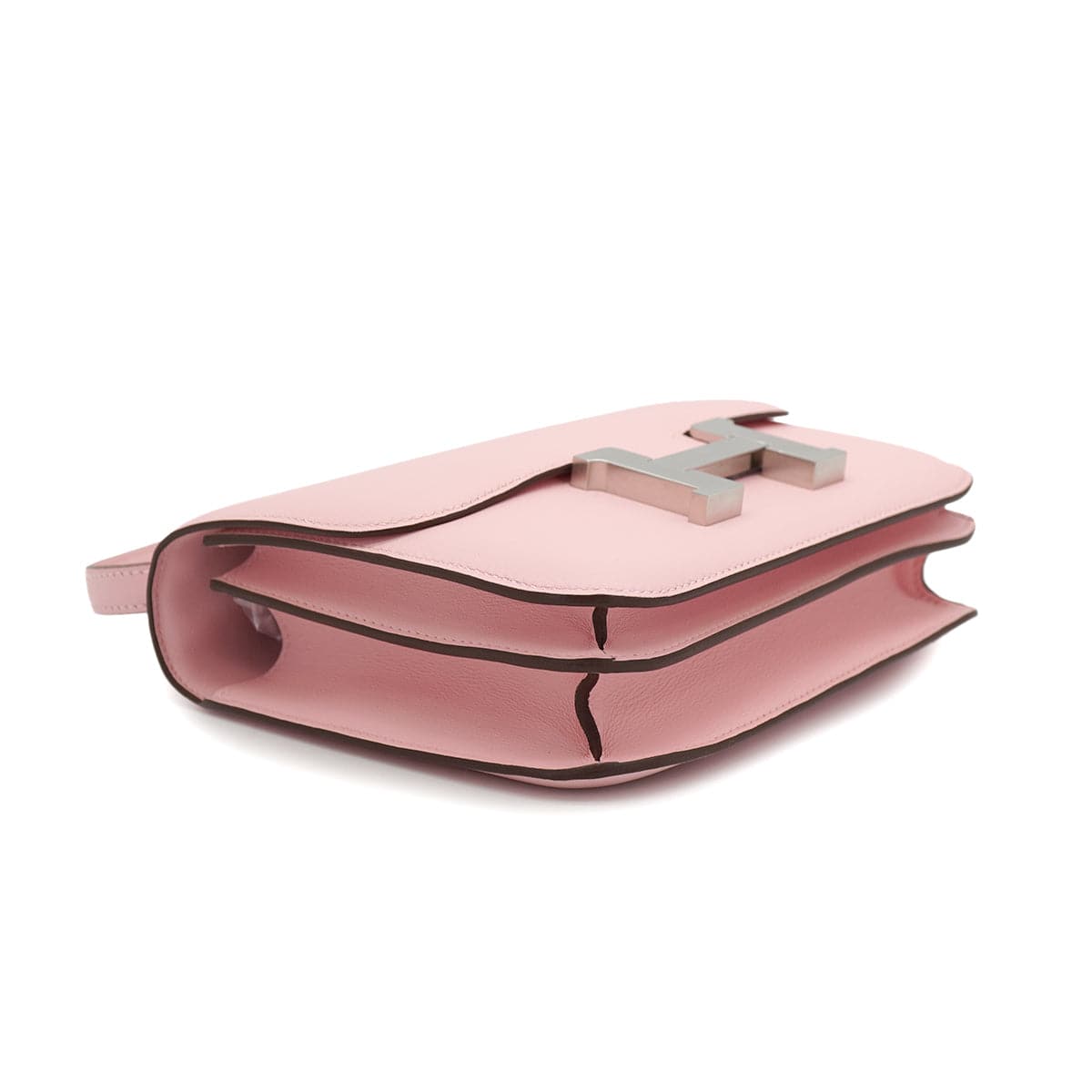 Luxury Promise Japan HERMES CONSTANCE 3 MINI 18 ROSE SAKURA SWIFT SHOULDER BAG 2025 K STAMP PALLADIUM HARDWARE 90327147