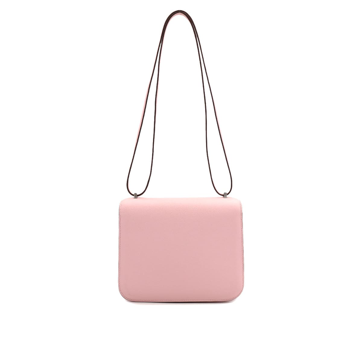 Luxury Promise Japan HERMES CONSTANCE 3 MINI 18 ROSE SAKURA SWIFT SHOULDER BAG 2025 K STAMP PALLADIUM HARDWARE 90327147