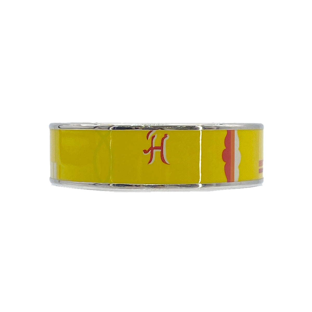 Luxury Promise Japan HERMES EMAIL BANGLE BRACELET YELLOW ACCESSORY 90276664